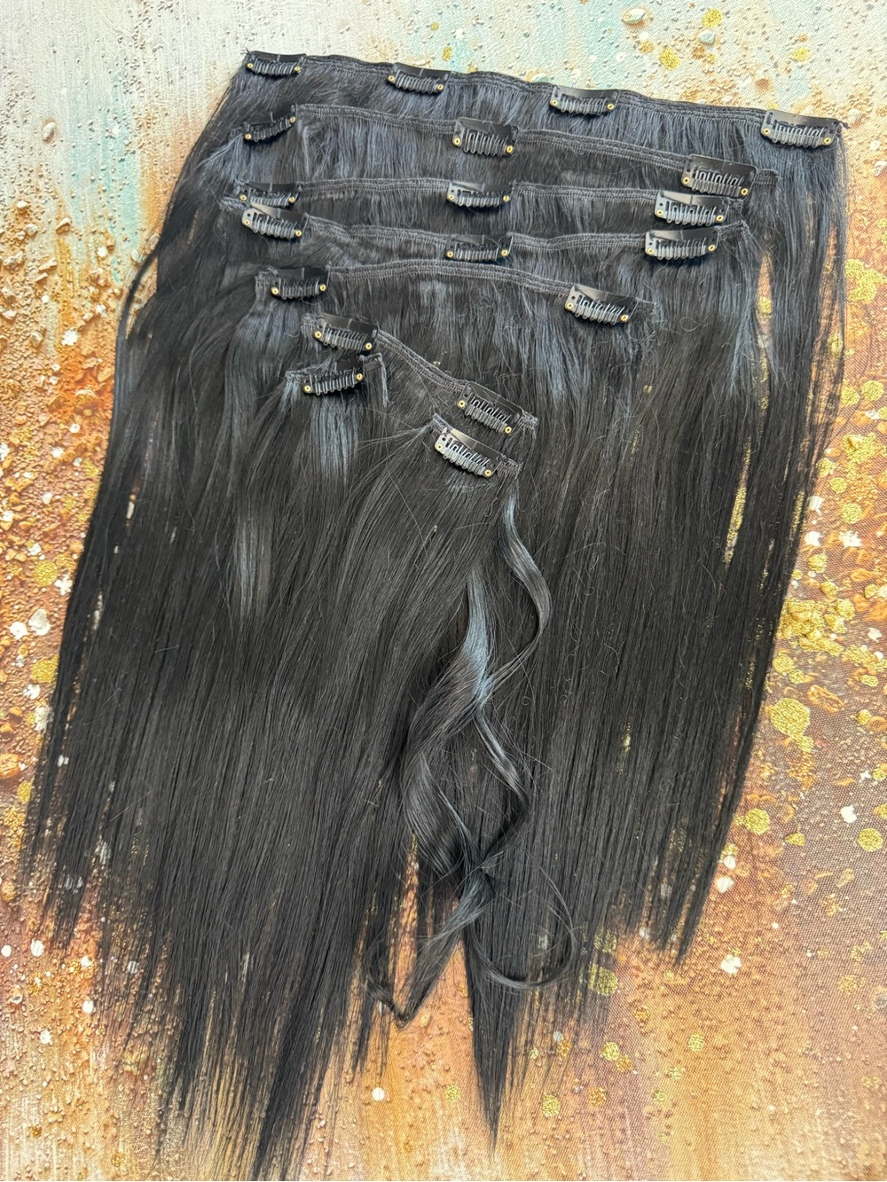 Hair extensions clip ins